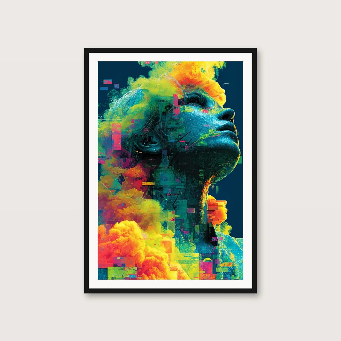 Rainbow Cloud Portrait